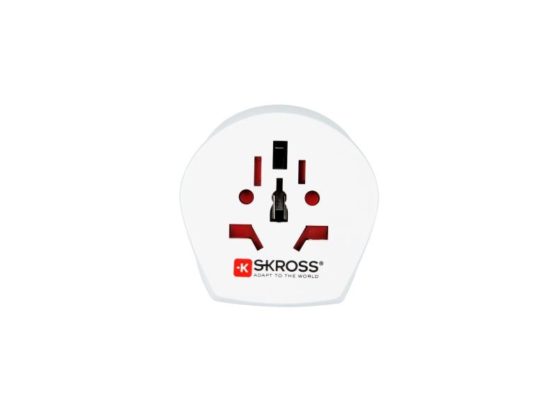SKROSS Reiseadapter Combo World – DNK 2 in 1 Lösung