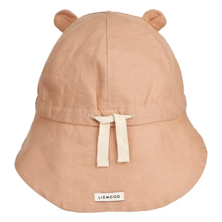 Liewood Chapeau Anti-UV Coton Bio Gorm | Rose pâle
