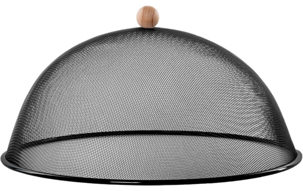 Barriere Fliegenhaube L Schwarz, 1 StückLebensmittelabdeckung