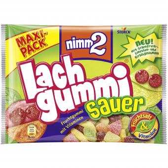 Storck Nimm2 Lachgummi sauer 376g MHD:30.7.25