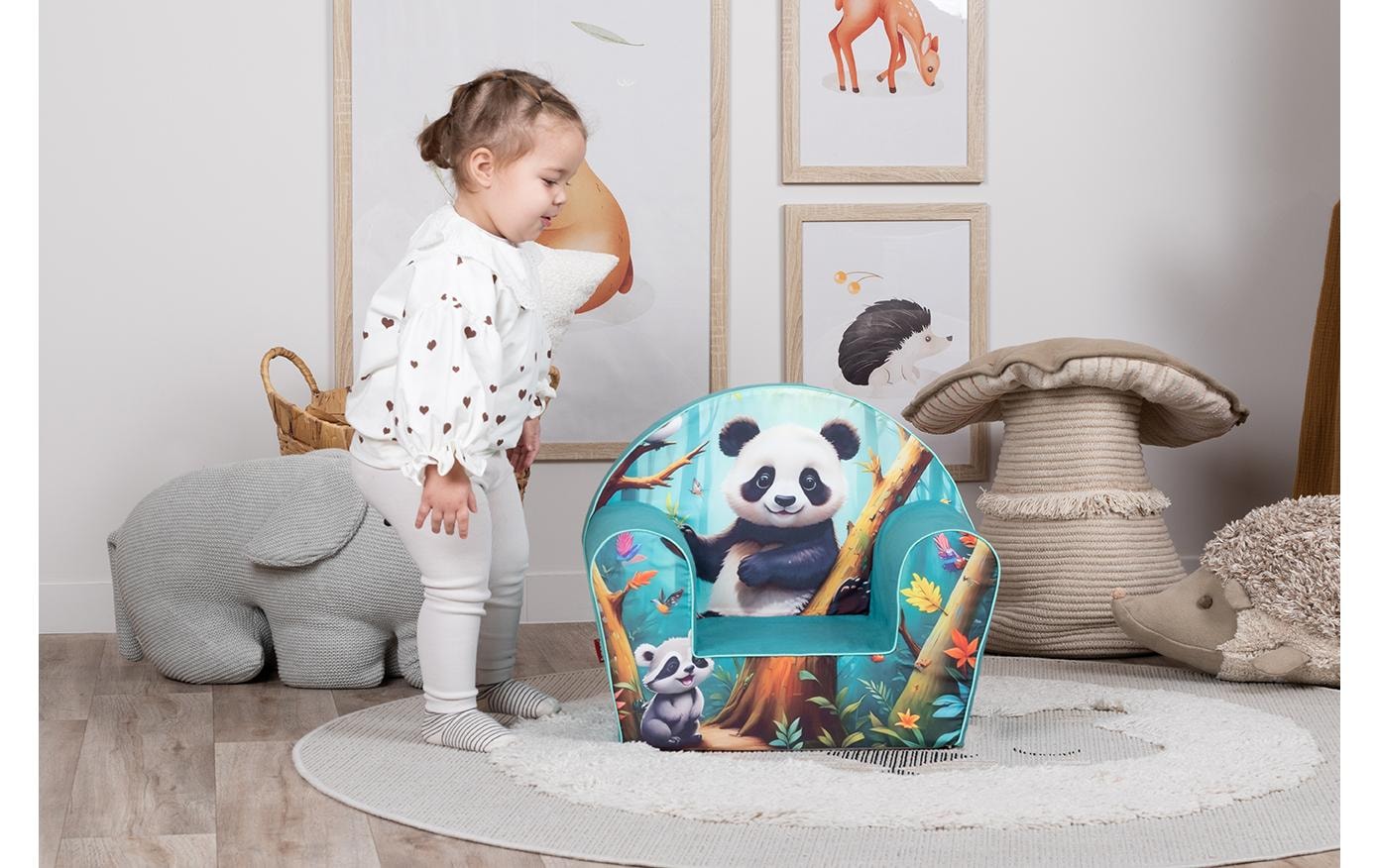 Knorrtoys® Kindersessel »Lucky panda«