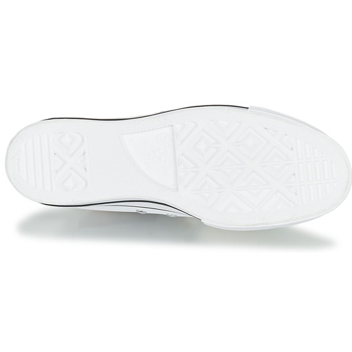 Converse - CHUCK TAYLOR ALL STAR LIFT CLEAN LEATHER HI - Blanc