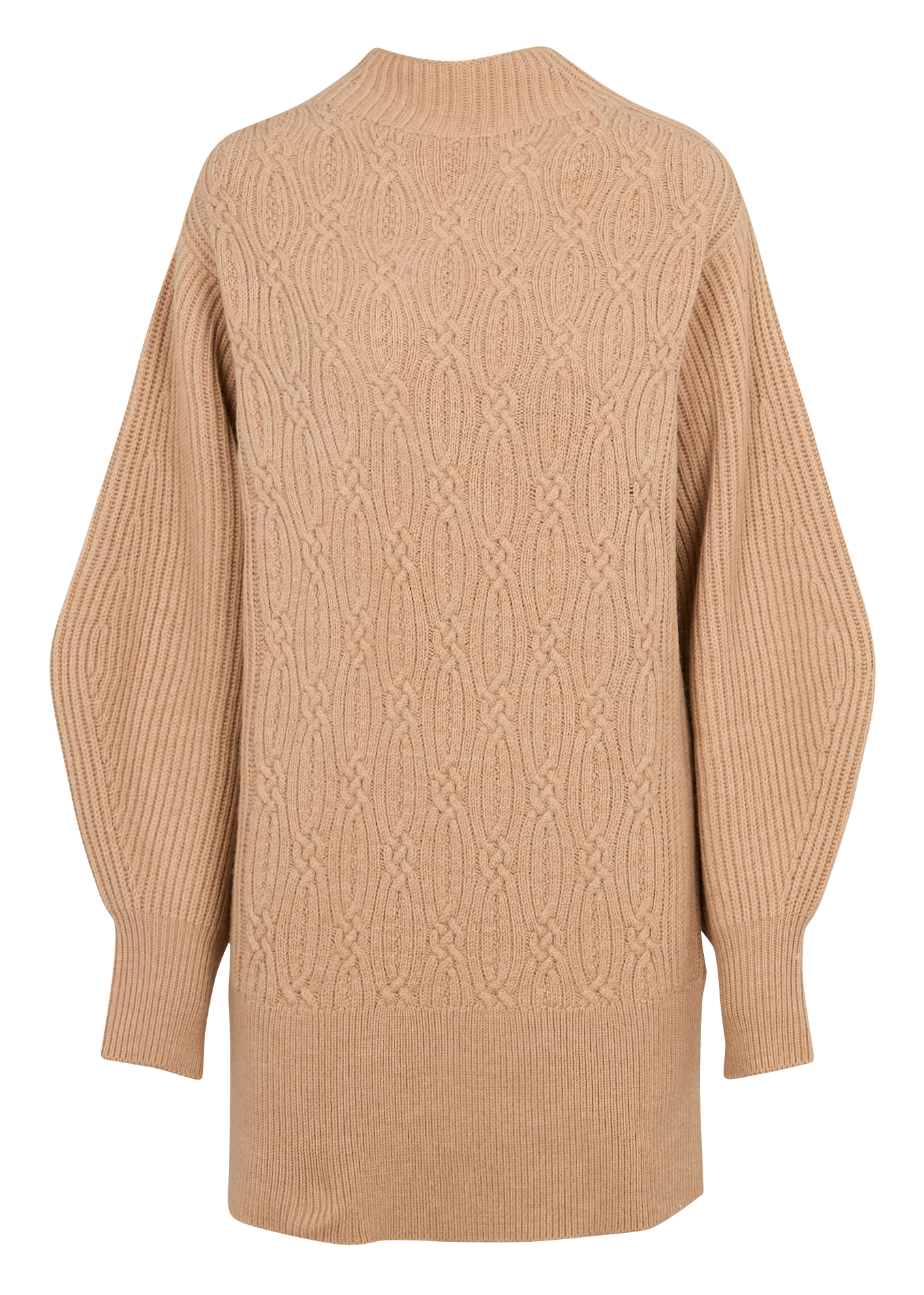 MOANE - Robe texturée en laine | Beige