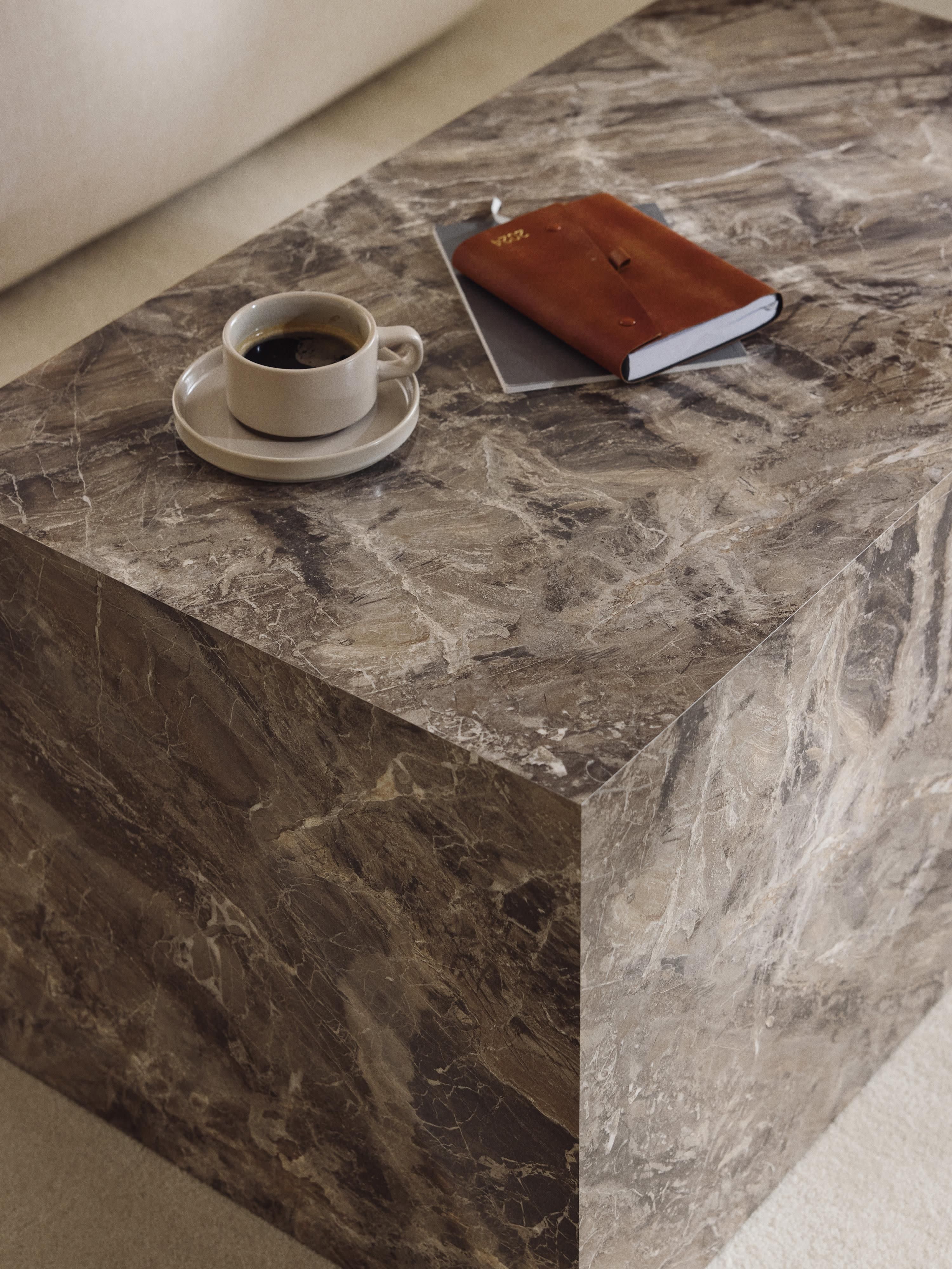 Salontafel Lesley met marmerlook