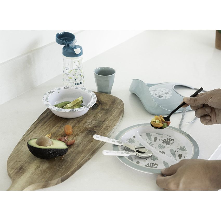 Set repas - Jungle - Ecru