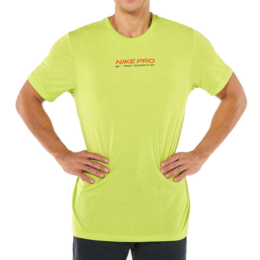 Nike T-shirt Vert Homme Nike Pro