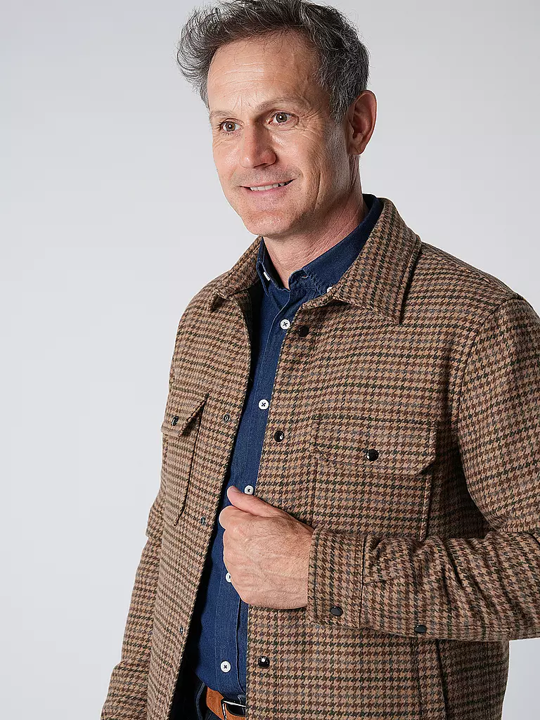WOOLRICH Overshirt beige