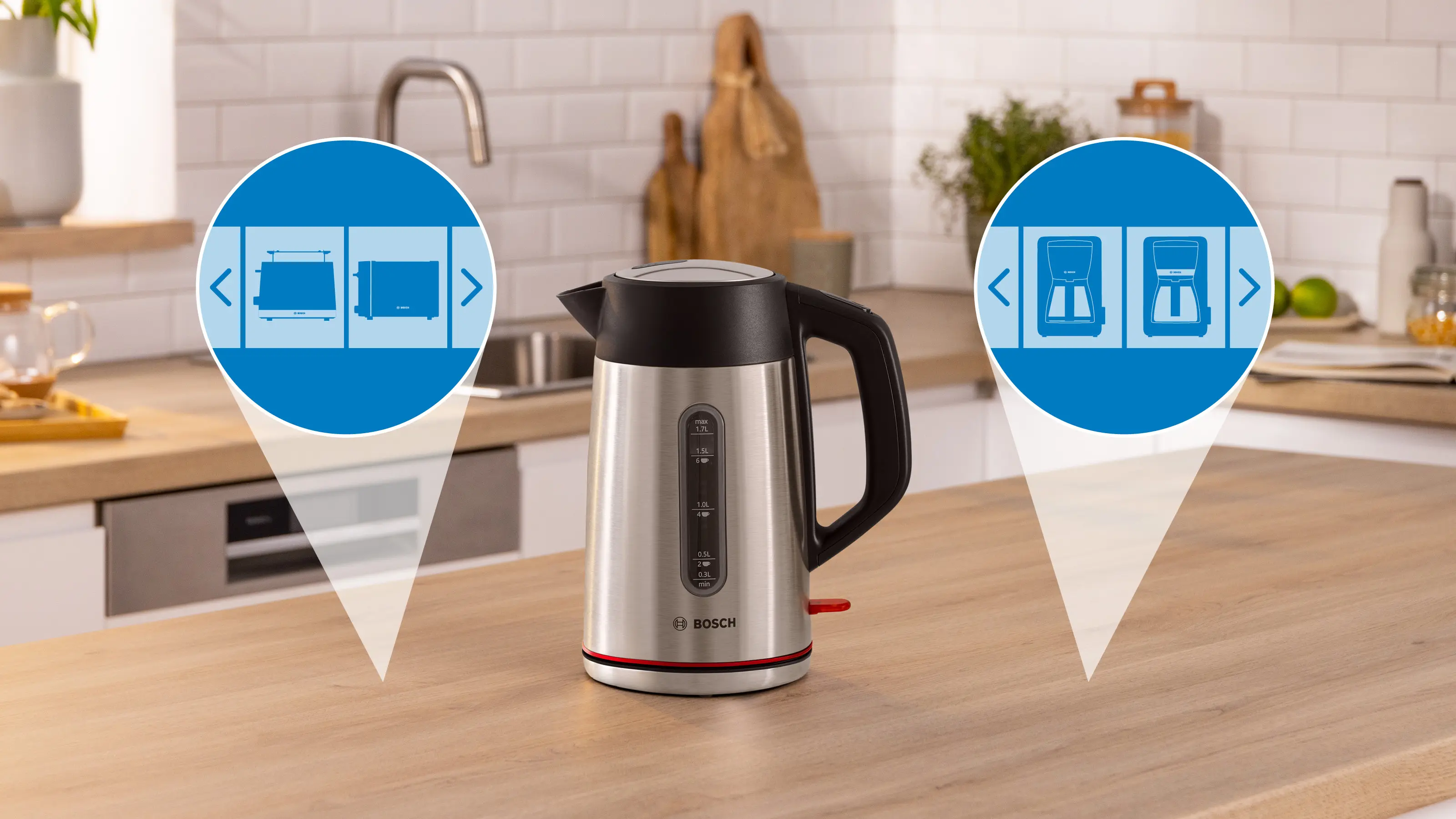 Waterkoker MyMoment Roestvrij staal TWK5M440