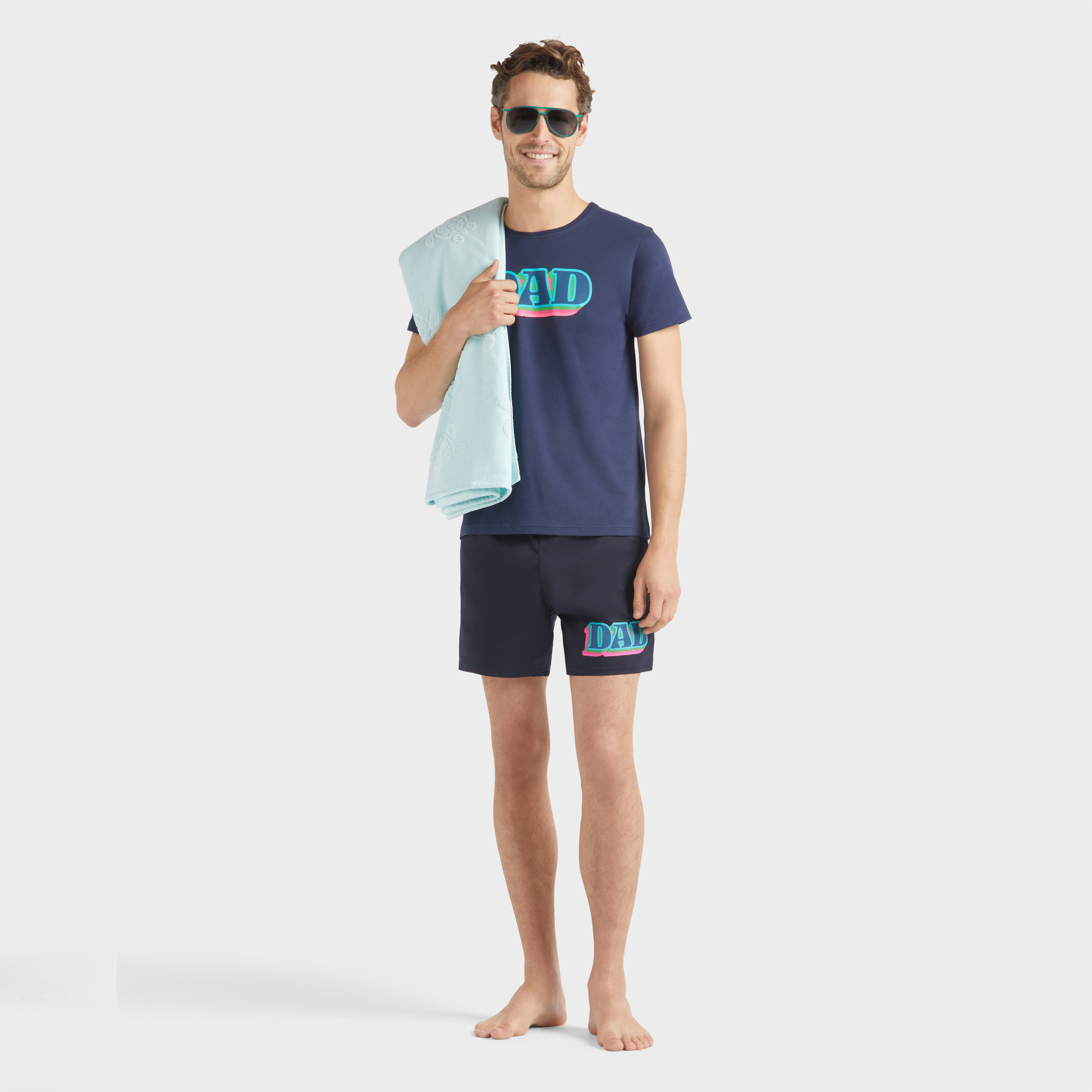 T-shirt en coton organique homme Dad and Son