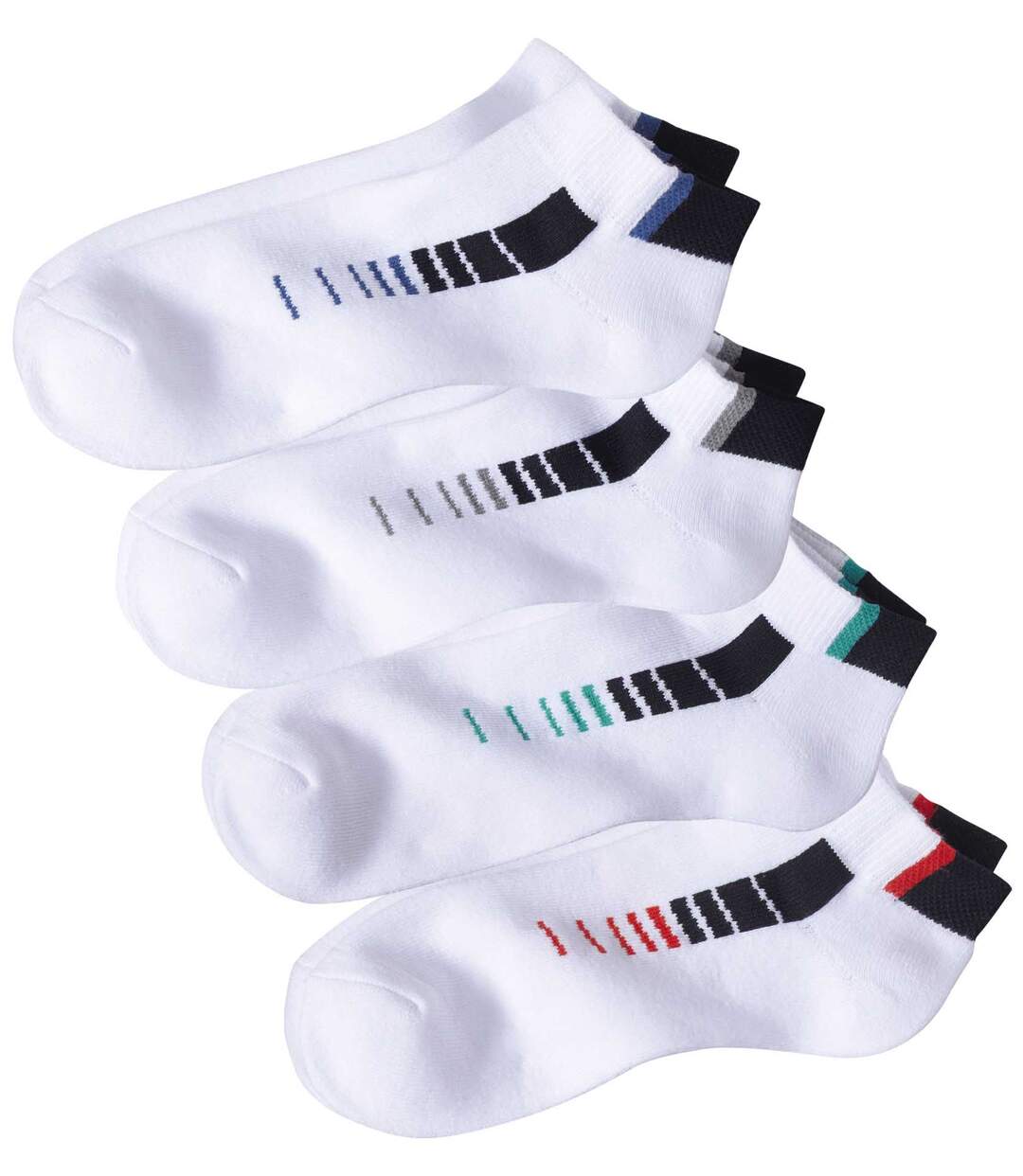 Lot de 4 Paires de Socquettes Sport