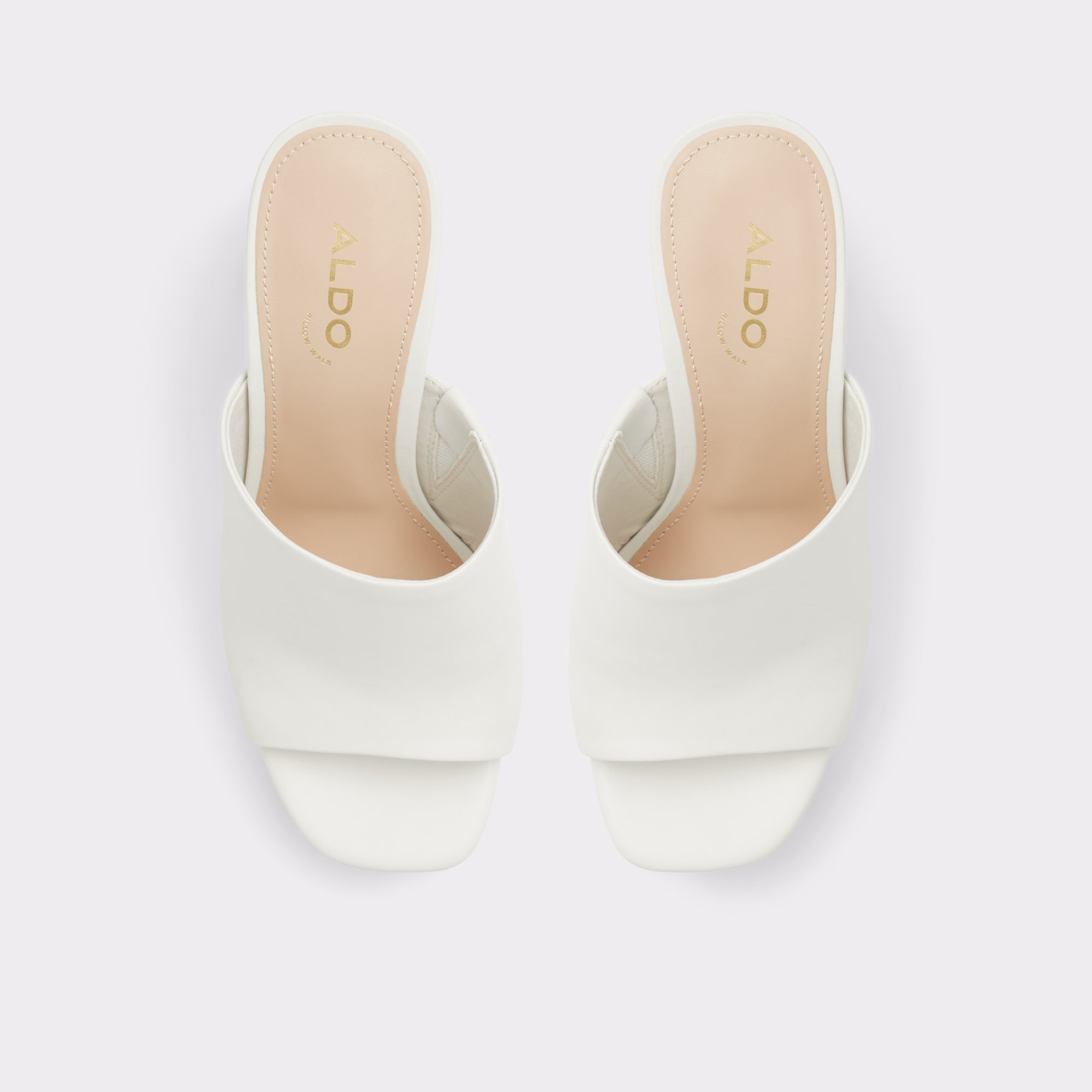 Cassey White-Bone Women Mule Shoes