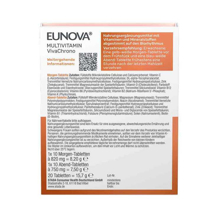 Eunova Vivachrono Tabletten SD DE, 2X10 St