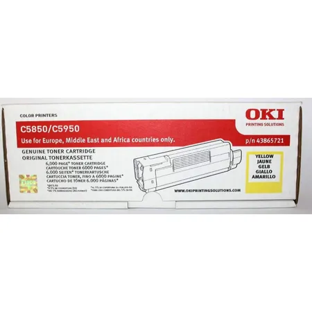 OKI Tonerkassette gelb, 6000 Seiten