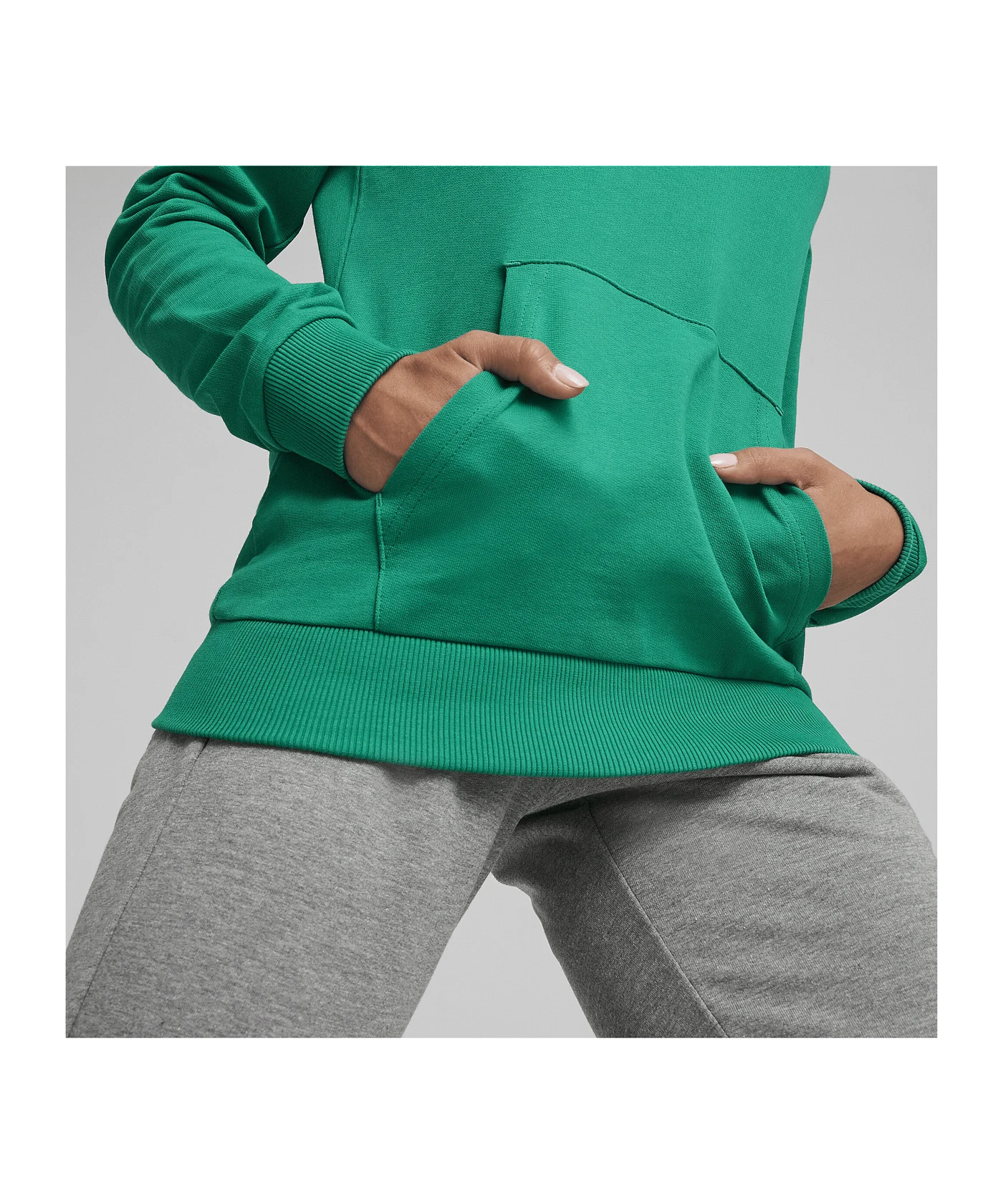 PUMA teamGOAL Casuals Hoody Damen Grün F05