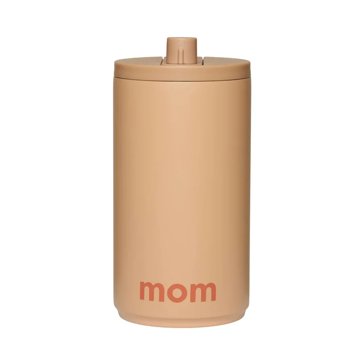 Design Letters - Travel Becher, 0.35 l, mom / beige