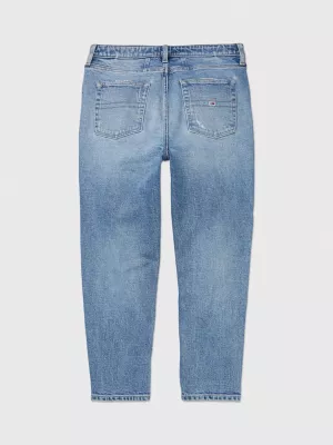 Calça jeans Adaptive Mom Ultra High Rise Distressed