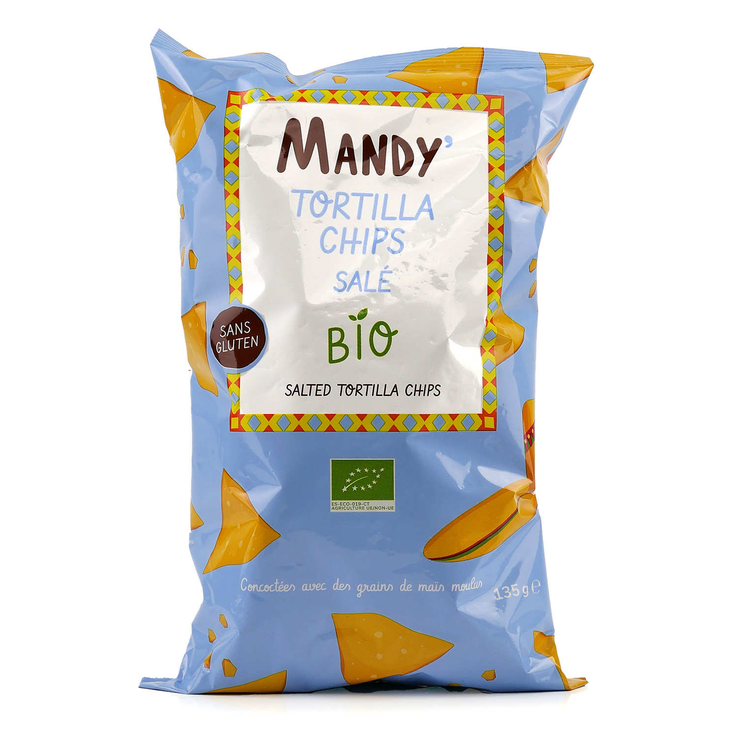 Tortilla chips salées bio
