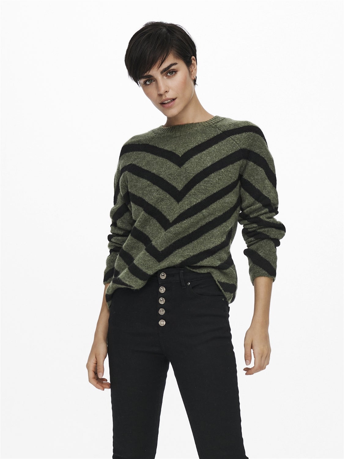 ONLELIZA Strickpullover Black