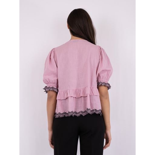 Neo Noir Raya Bluse, Powder, 42