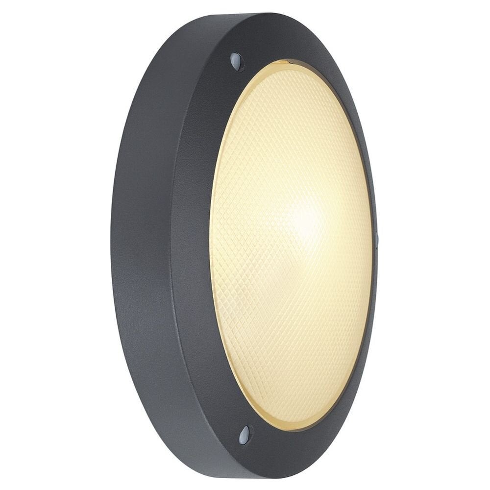 Bulan wand- en plafondlamp, E14, antraciet