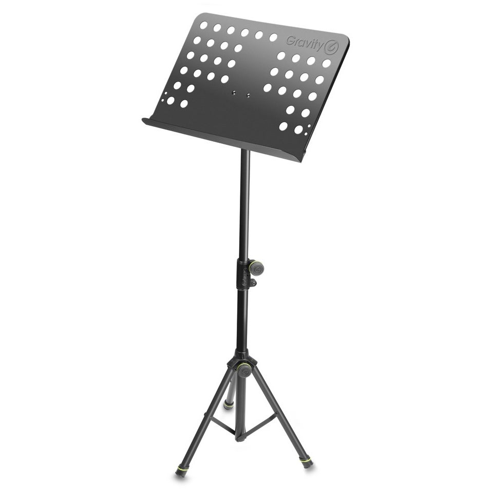 Gravity NS 411 muziekstandaard met geperforeerd blad