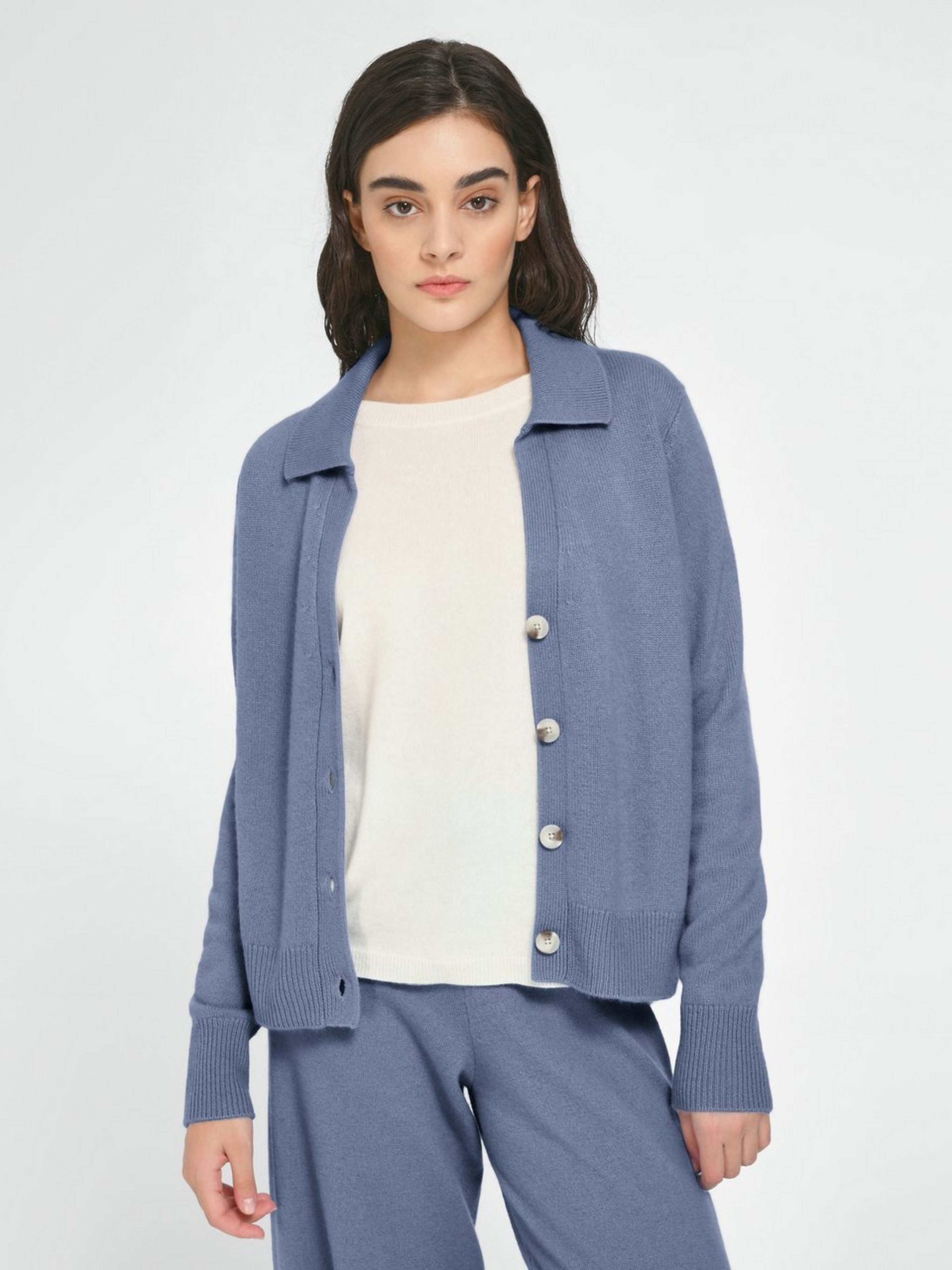 Strickjacke aus 100% Premium-Kaschmir