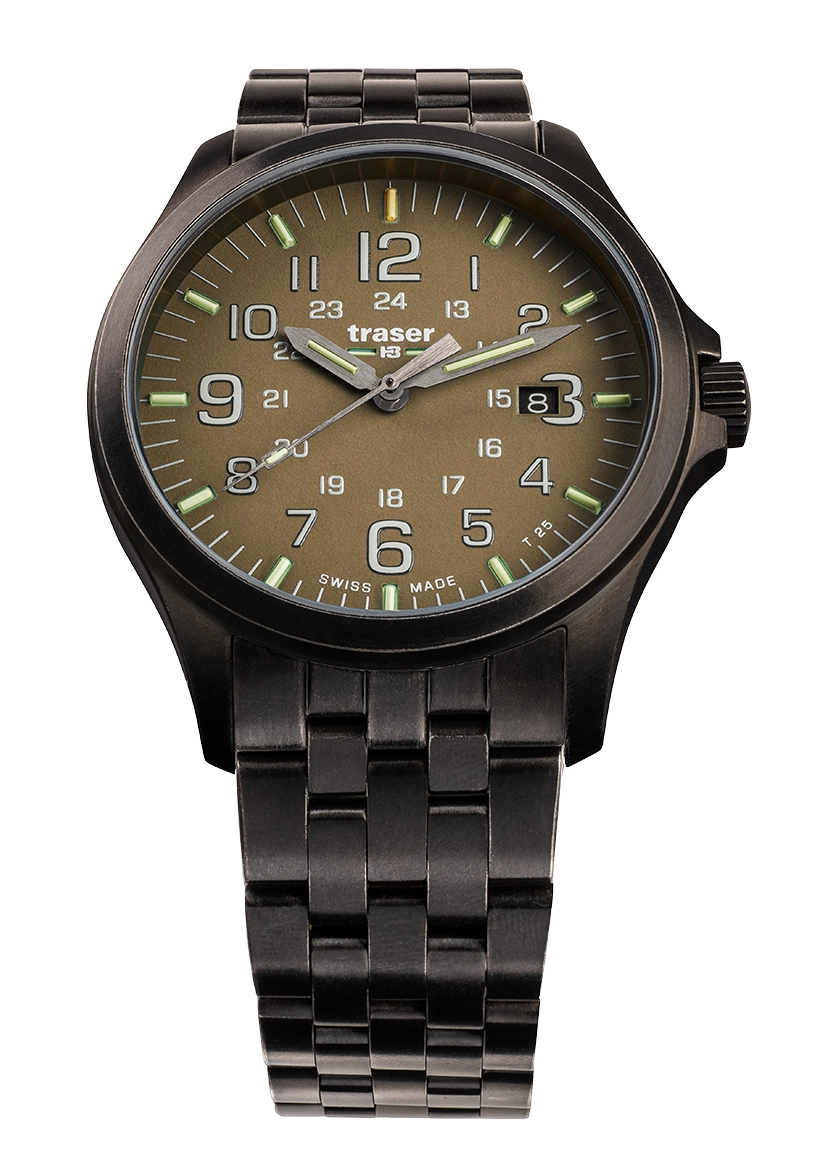Traser P67 Officer Pro Gunmetal Braun 108738