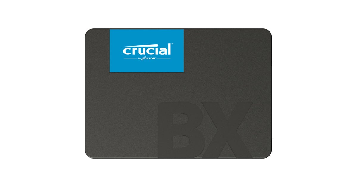 CrucialBX500 1 TB SSD  (Zwart, CT1000BX500SSD1, SATA/600)