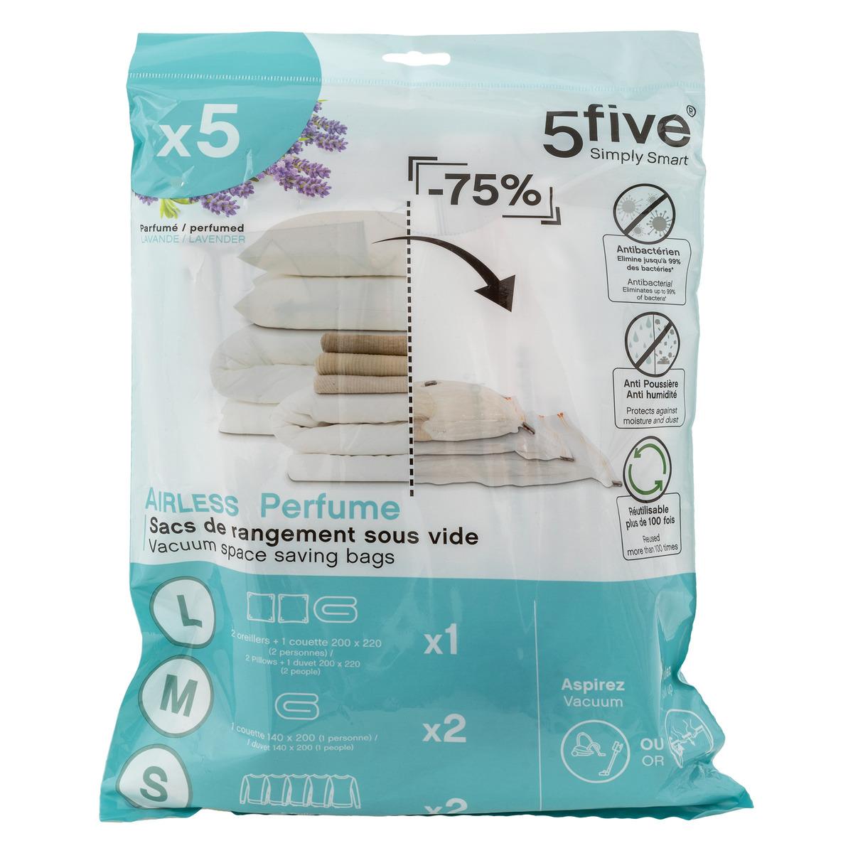 LOT 5 SACS COMPRESSEURS PARFUMES AIRLESS