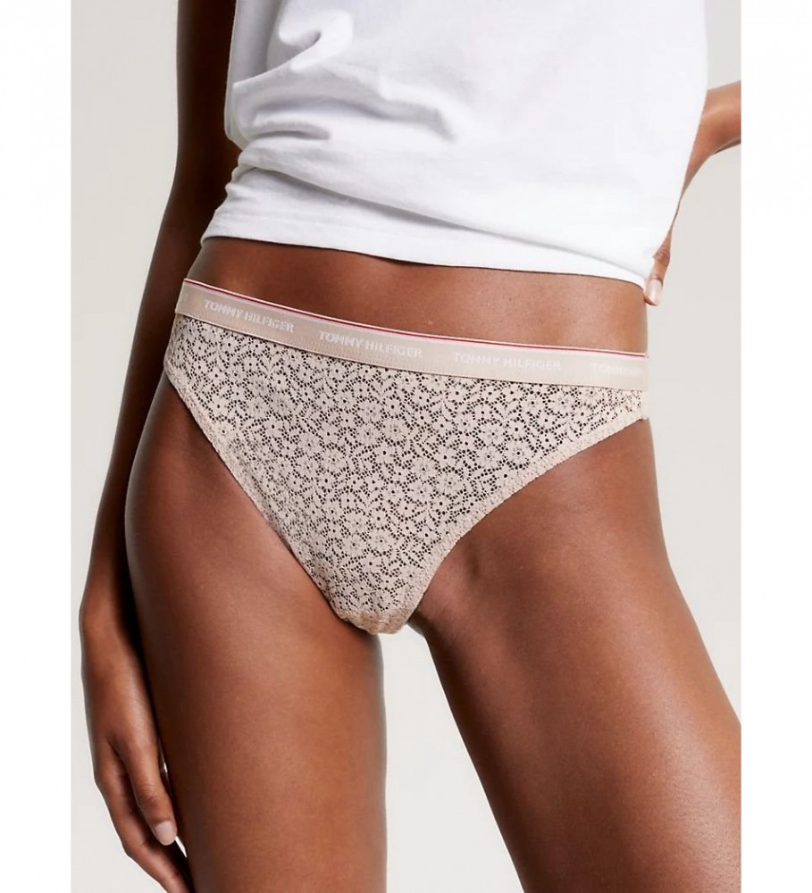 Pacote com 5 tangas Tommy Hilfiger Premium Essential multicoloridas