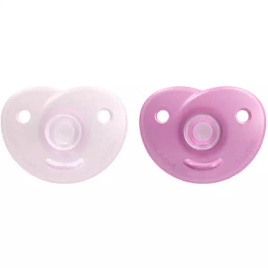 Philips Avent Schnuller Soothie SCF09922 0-6m in rosa inklusive Stericase, 2 Stück