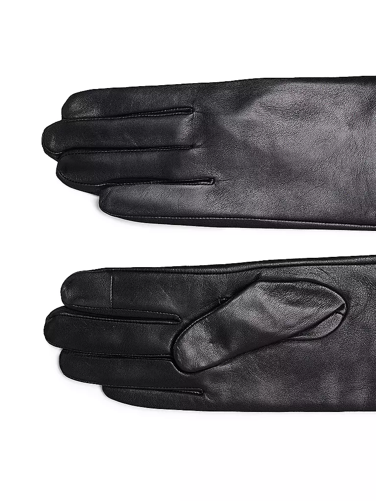 TOMMY HILFIGER Lederhandschuhe schwarz