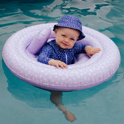 Swim Essentials Badering Baby, Lilla Leopard