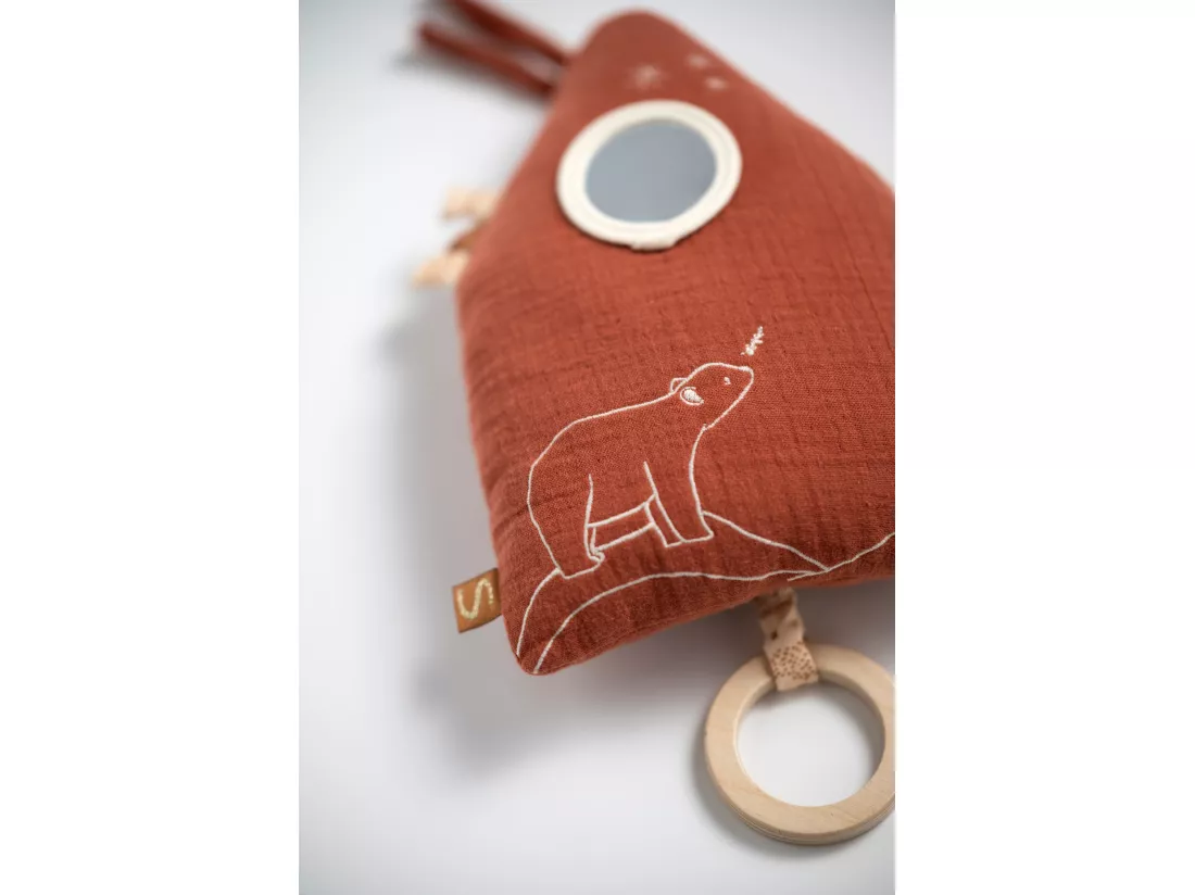 Peluche Mini Musical maison brodé