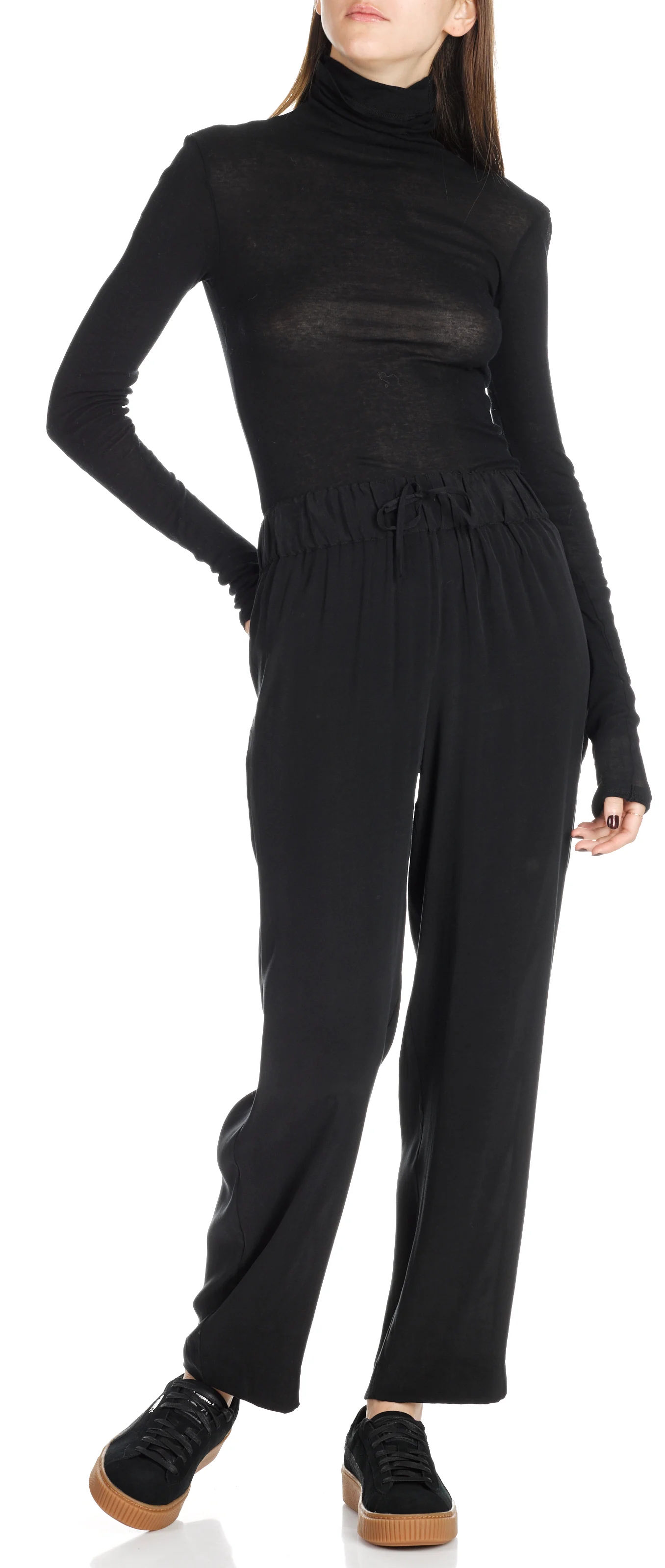 MASSACHUSETTS - Sous-pull en coton | Noir