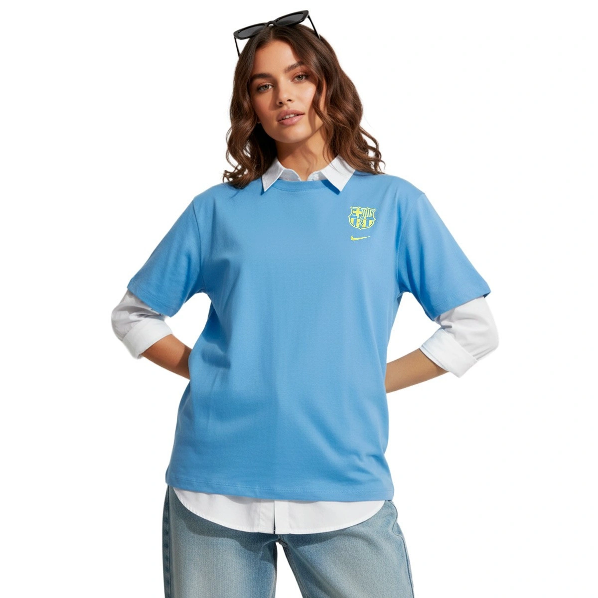 T-Shirt Nike FC Barcelona Fanswear 2025-2026 Mulher