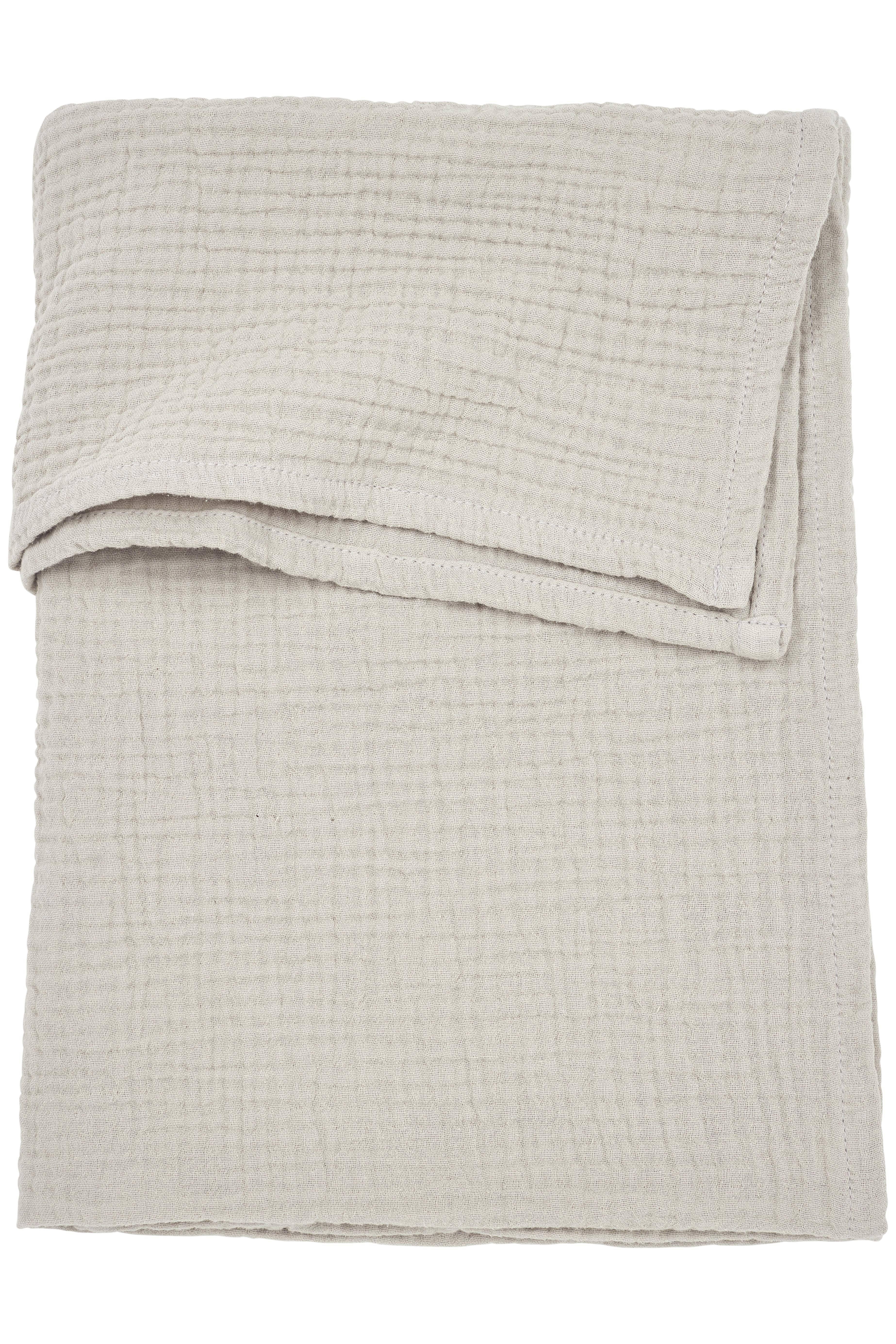 Meyco pre-washed hydrofiel wieglaken greige