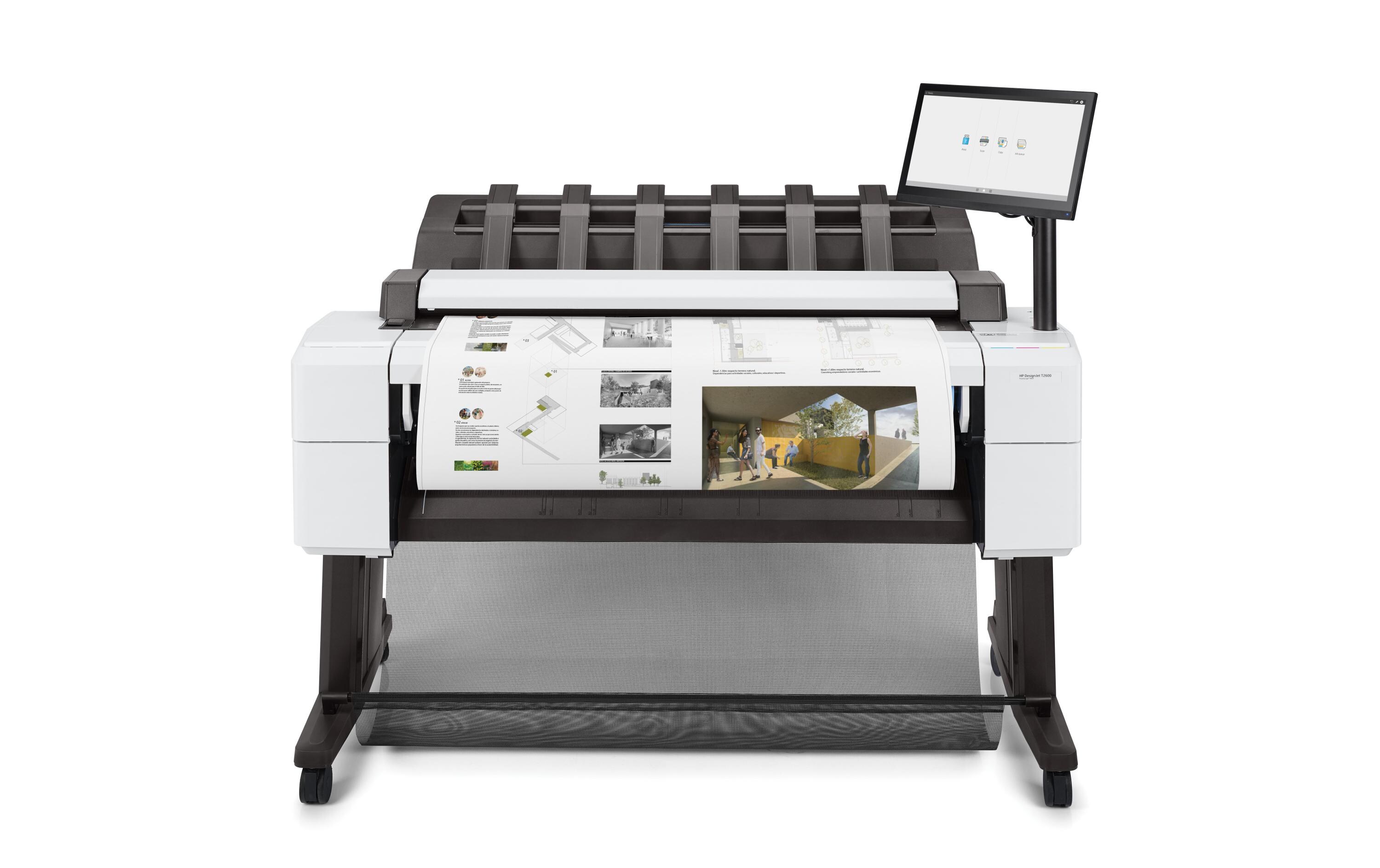 Grossformatdrucker DesignJet T2600DRPS<br>Grossformat-Multifunktionsgerät mit zwei Rollen, bis 914 mm