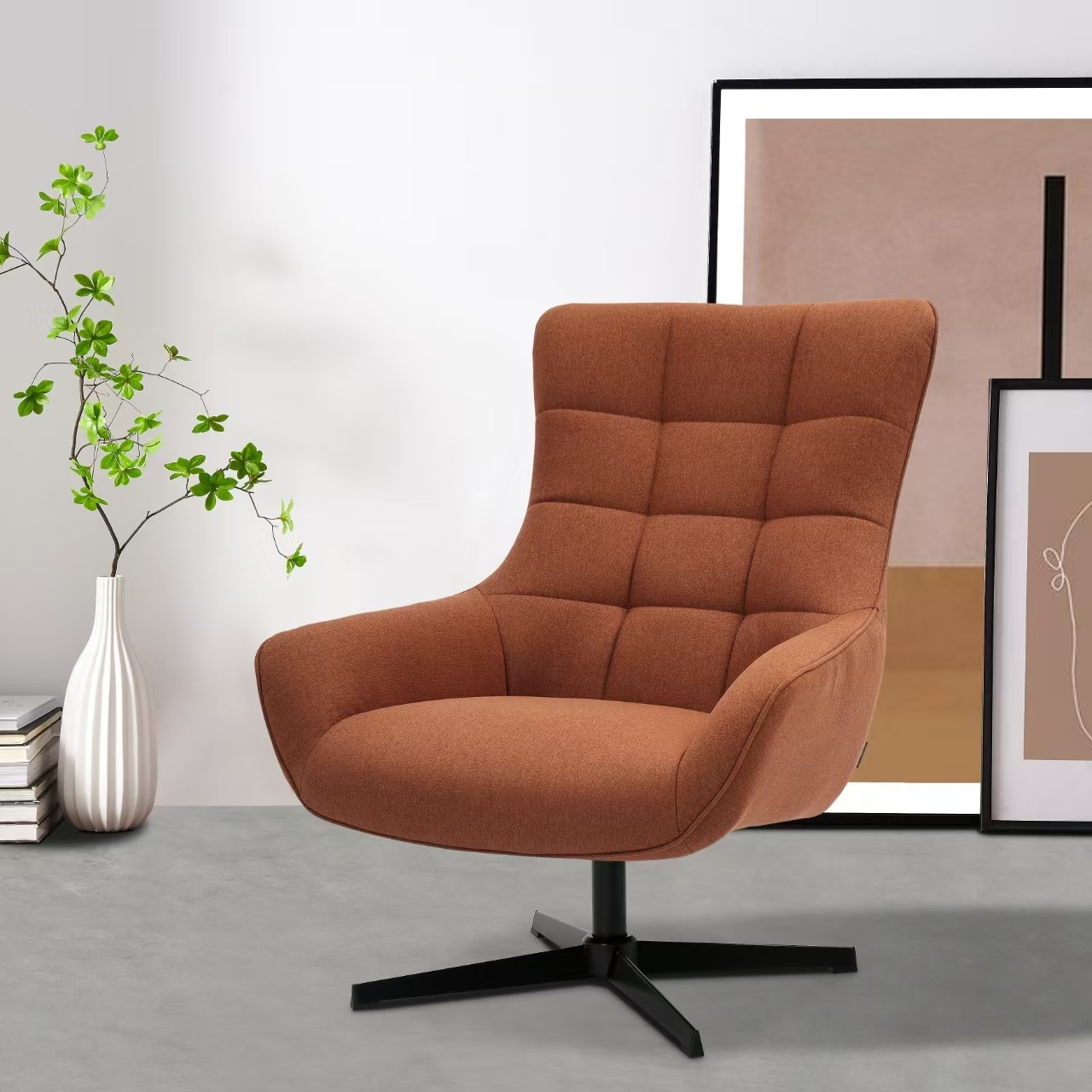 GOODproduct Ohrensessel »LEMOORE, Relaxsessel, TV-Sessel,« 360° Grad drehbar