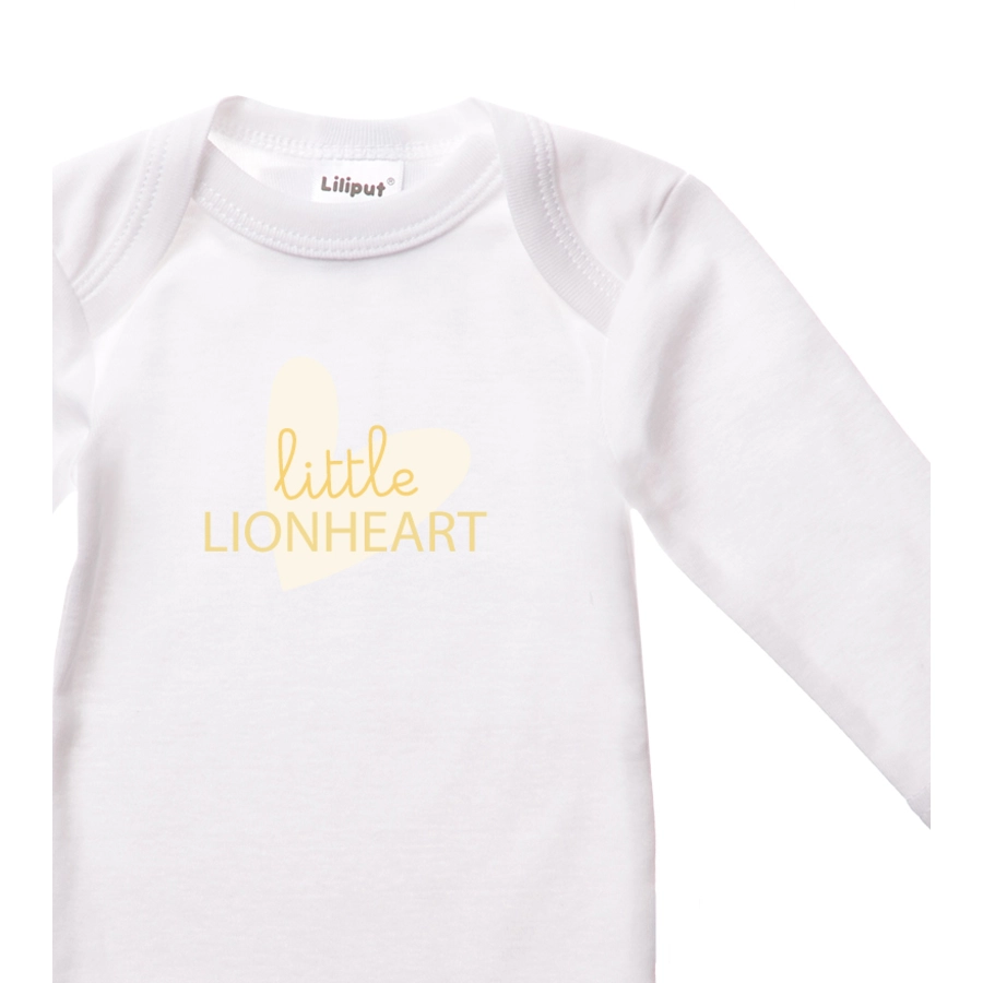 Liliput Langarmbody weiß, gelb