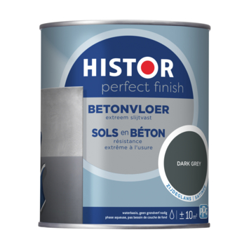 Histor Perfect Finish betonvloer zijdeglans RAL 7043 dark grey 750 ml