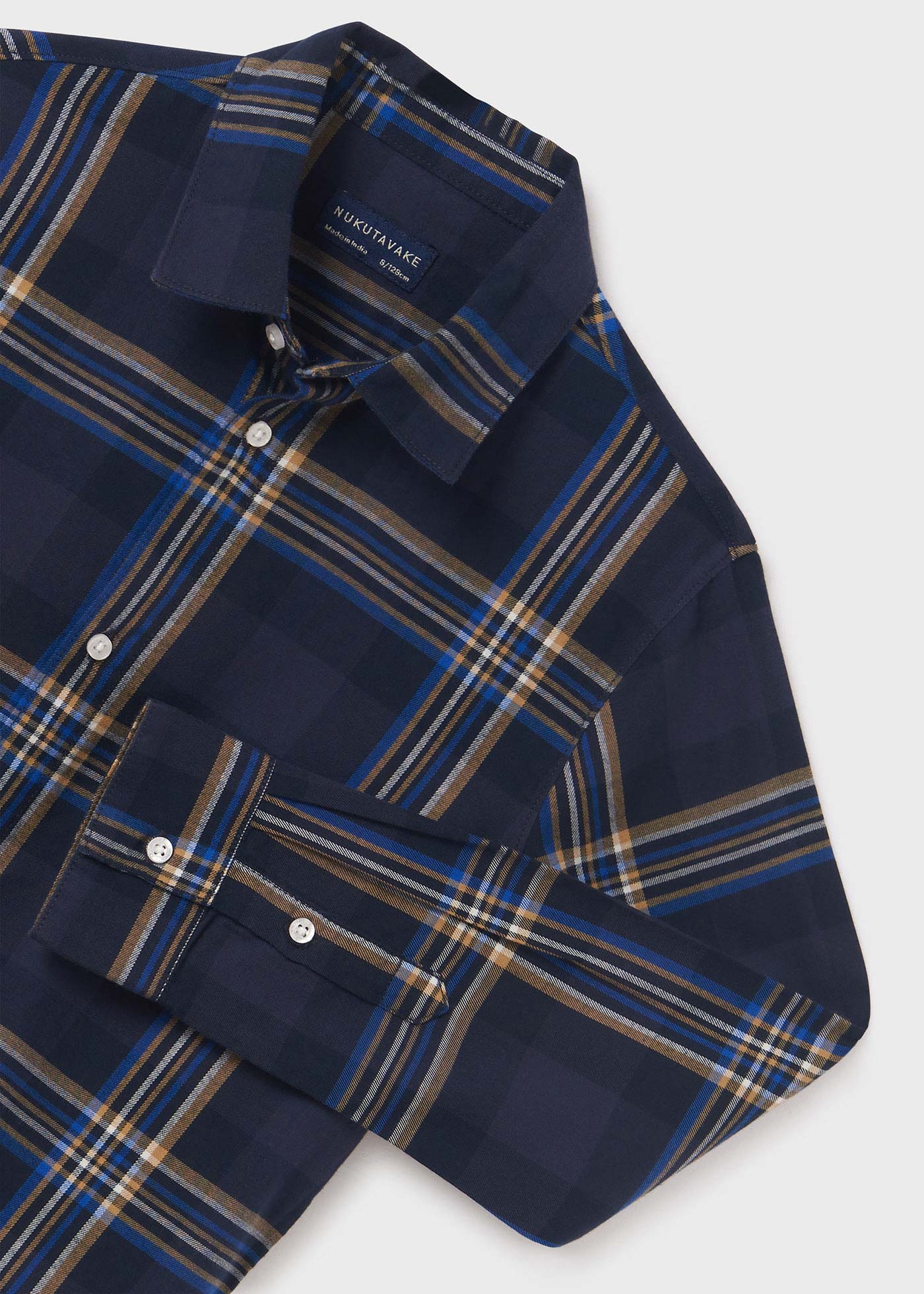 Camisa xadrez infantil Viella Better Cotton