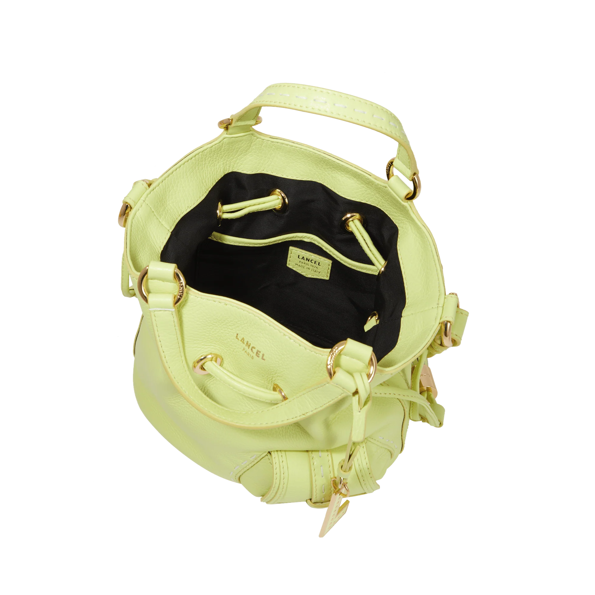 M bucket bag Premier Flirt de Lancel-Citron Vert