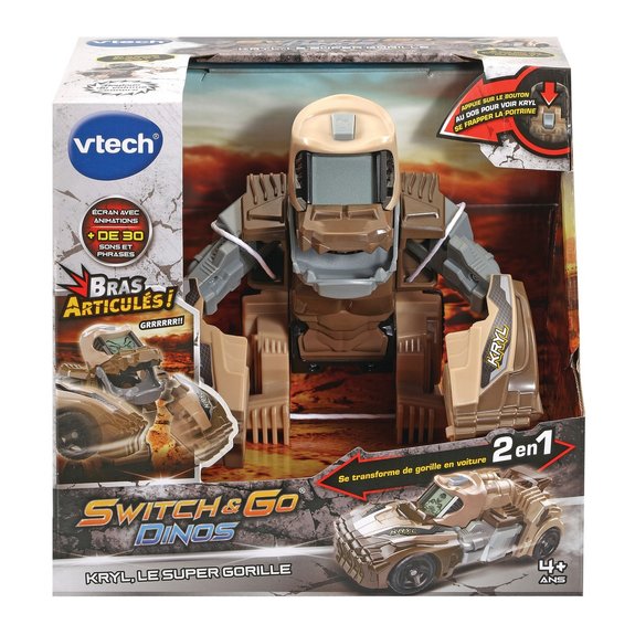 Switch & Go Dinos : Kryl, le Super Gorille