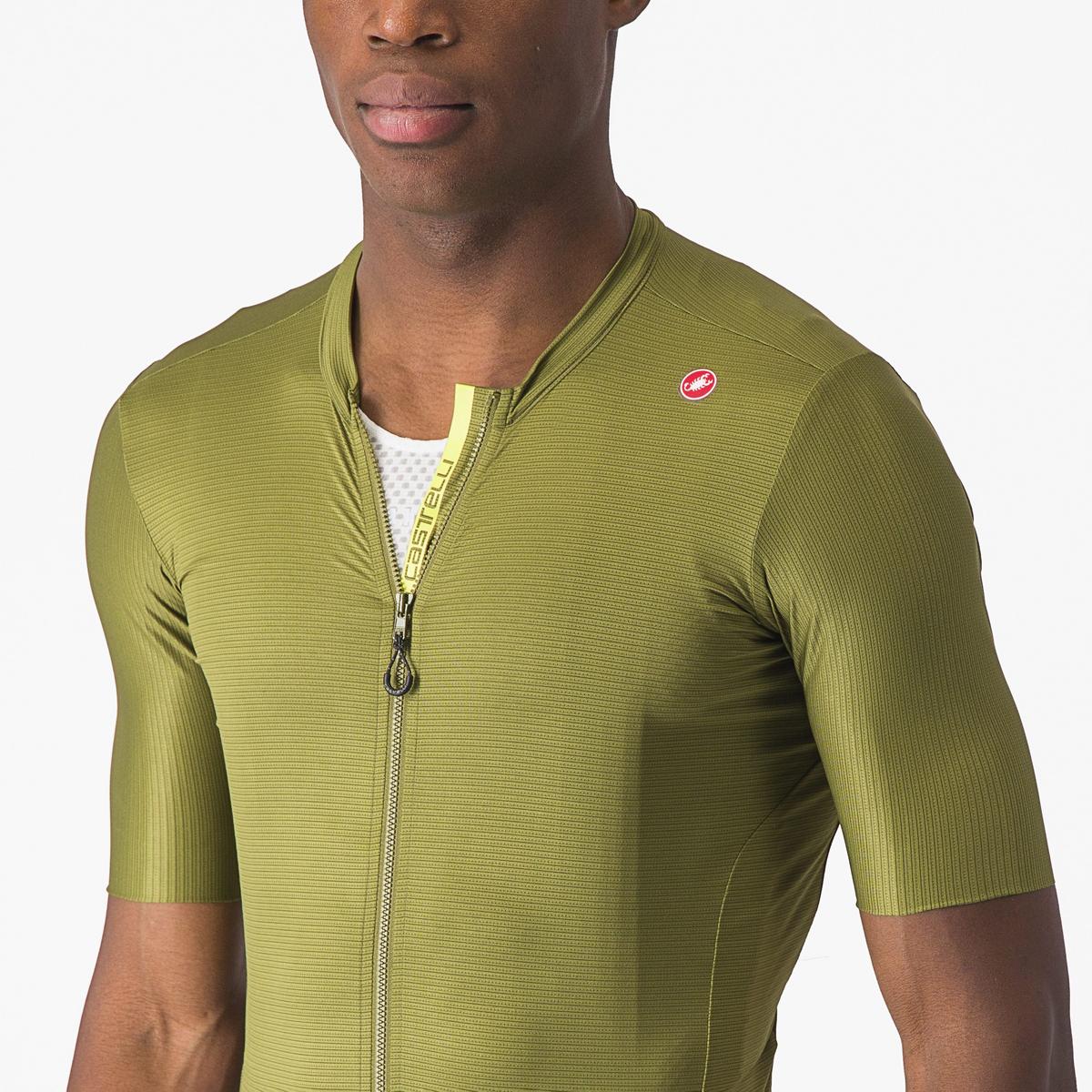 Castelli Espresso cykeltrøje sage/electric lime herre