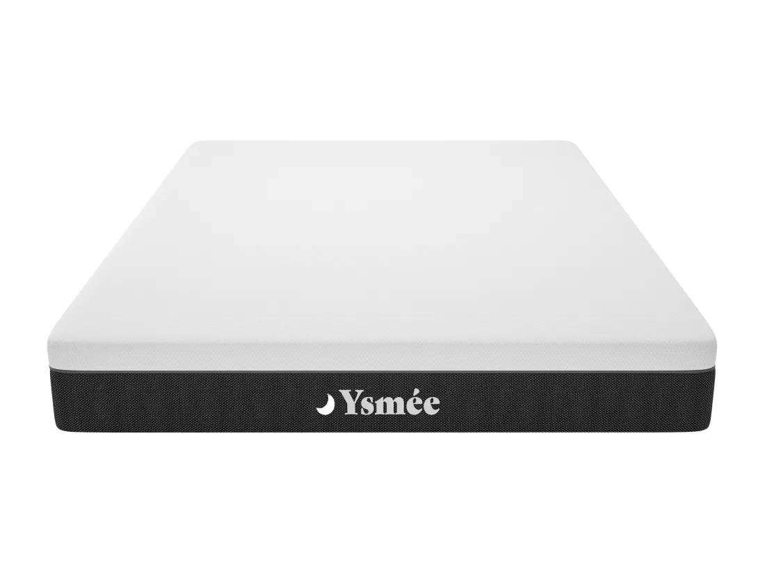 Ensemble 180 x 200 cm sommier coffre naturel clair + matelas ressorts ensachés 7 zones déhoussable ép.22cm - CELESTRIA de YSMÉE