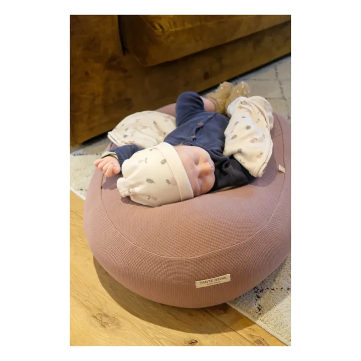 Tante Reine Housse pour nid bébé en coton bio | Vieux Rose
