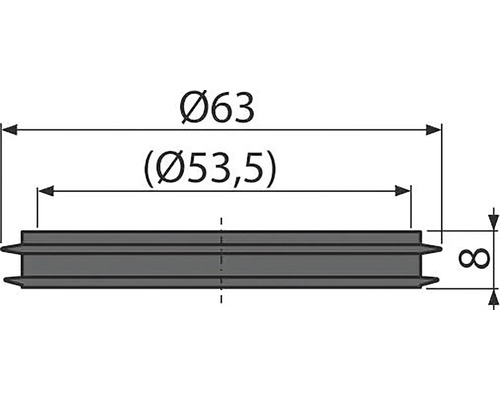 Afdichting voor aftapkranen A06 A06/850 en veporit.