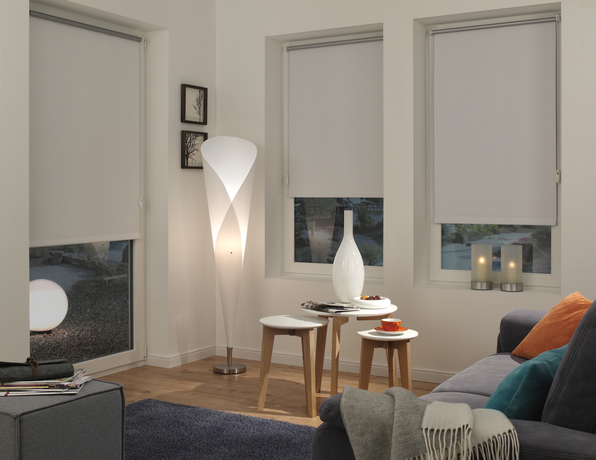 GARDINIA Seitenzugrollo »EASYFIX Rollo Thermo ENERGIESPAREND« verdunkelnd Sichtschutz | energiesparend mit Bohren/ohne Bohren freihängend abdunkelnd mit Thermobeschichtung