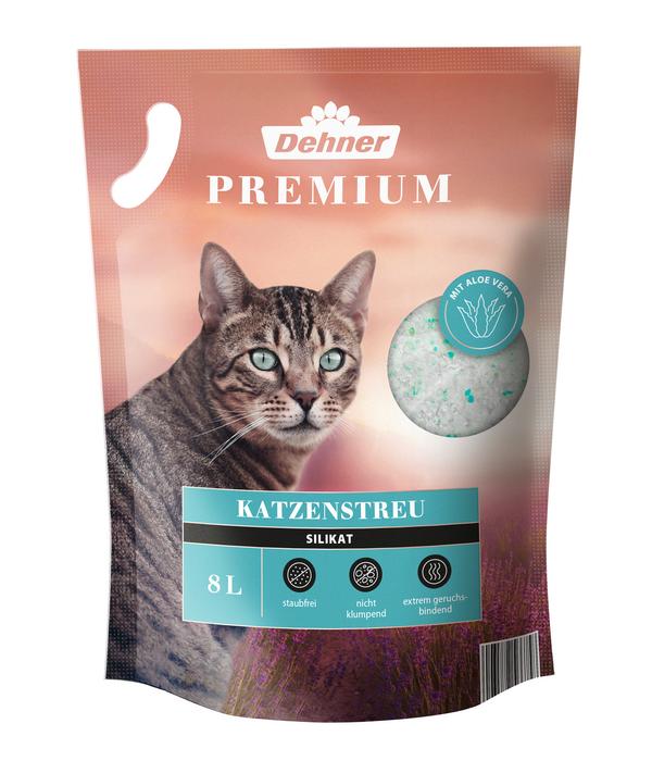 Dehner Premium Katzenstreu Silikat mit Aloe
